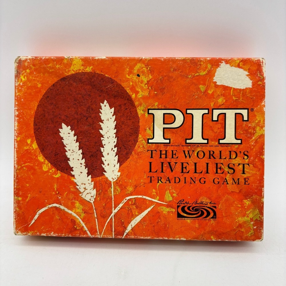 Pit Parker Brothers Game 1964 Vintage Commodity Bidding Card Game Complete